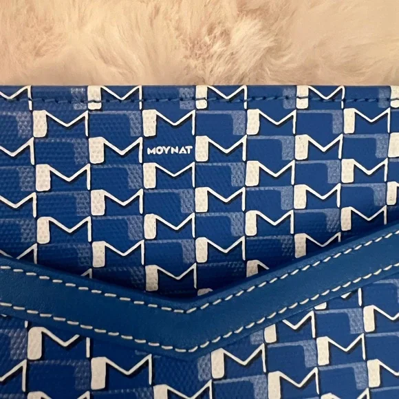 Moynat Paris M Nomad Pouch in Blue - Picture 4 of 12